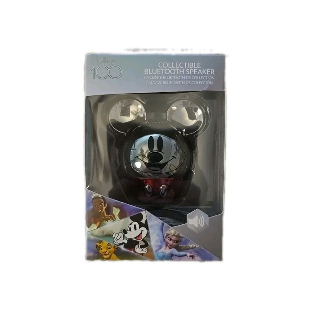 Disney 100 Collectible Bluetooth Speaker Bitty Boomers Mickey Mouse 2023 NEW